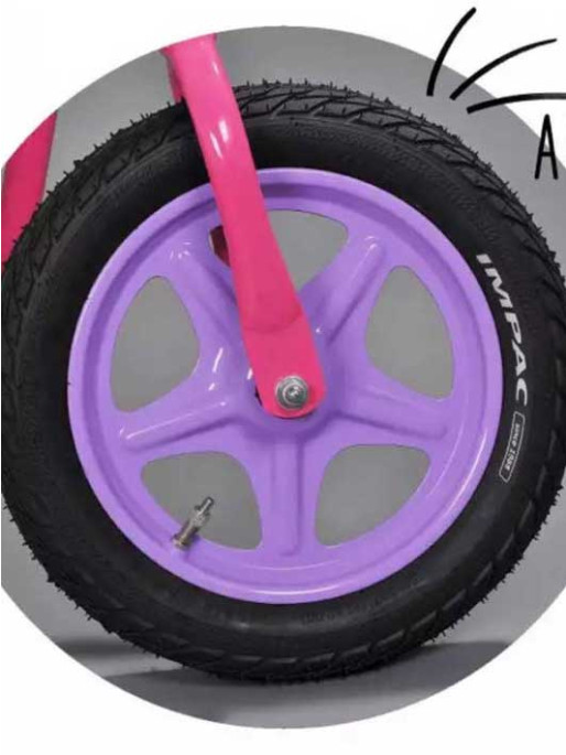 PUKY LR 1L Balance bike with step