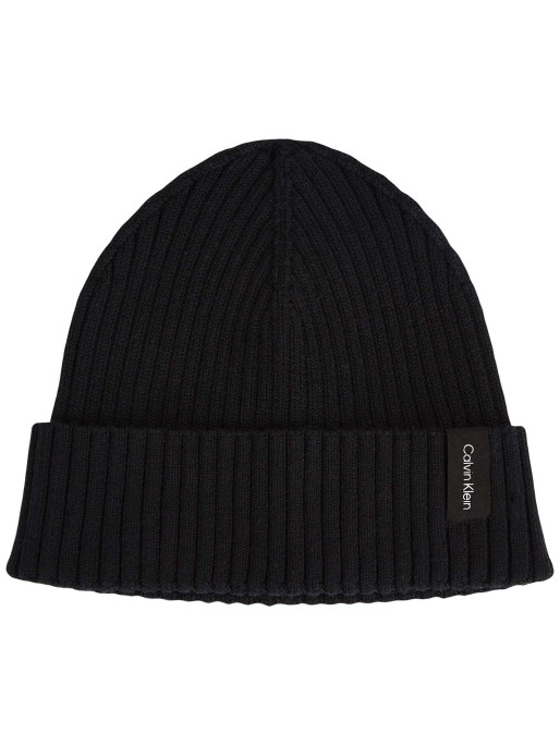 Calvin Klein Performance Hat RIB KNIT FOLDED BEANIE