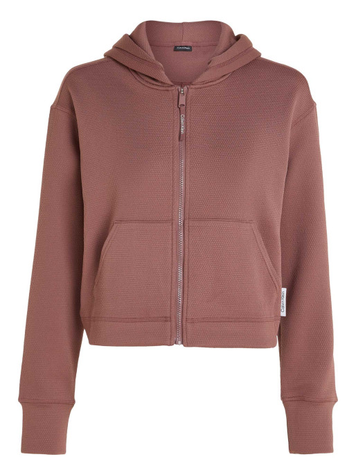 Calvin Klein Performance PW Full Zip Hoodie Cropped