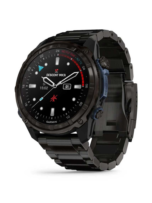 GARMIN GPS Smartwatch Descent Mk3i Titanium Strap
