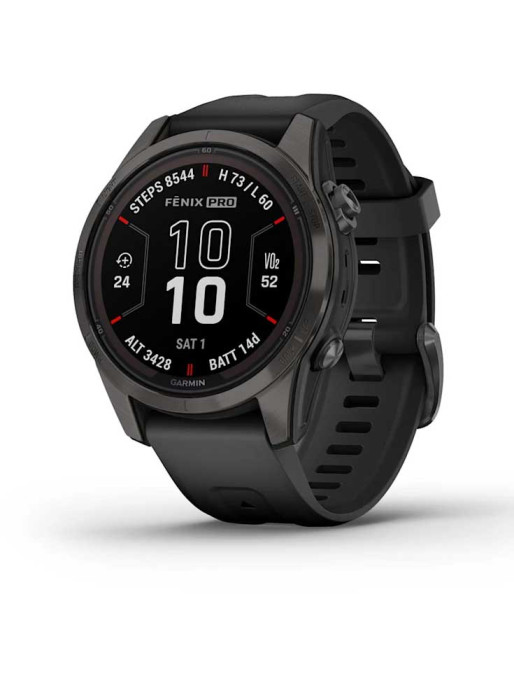 GARMIN GPS Smartwatch Fenix 7S Pro Sapphire Solar