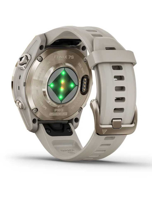 GARMIN GPS Smartwatch Fenix 7S Pro Sapphire Solar