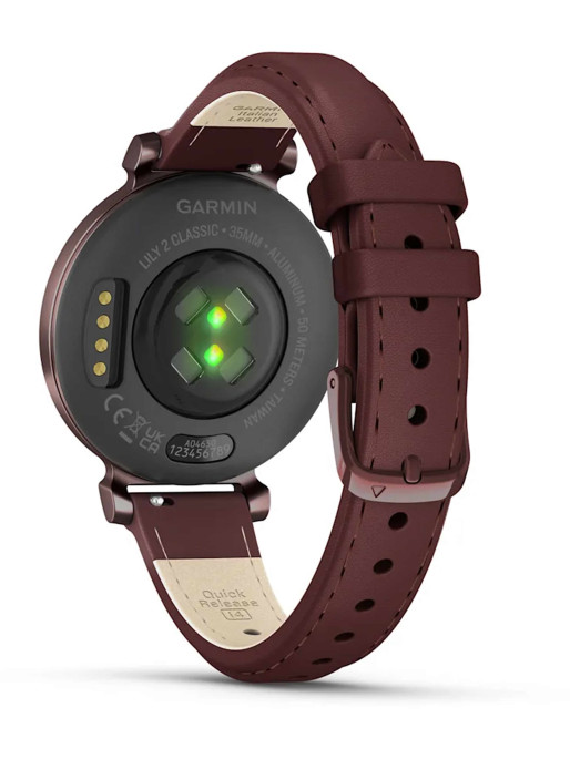 GARMIN GPS Smartwatch Lily 2 Classic with Leather Strap