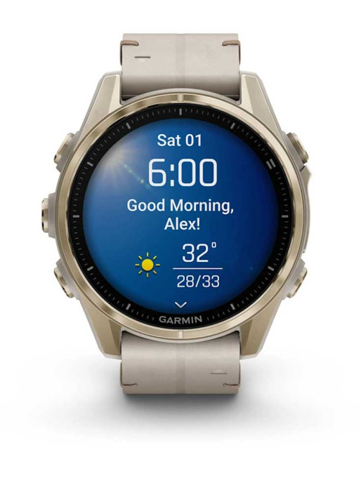 GARMIN GPS Смарт часовник Fenix 8 AMOLED с кожена каишка