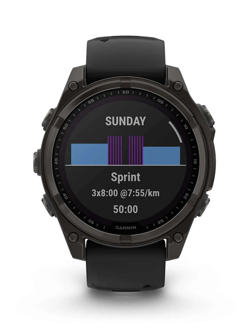 GARMIN GPS Smartwatch Fenix 8 Sapphire Solar