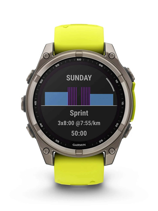 GARMIN GPS Smartwatch Fenix 8 Sapphire Solar