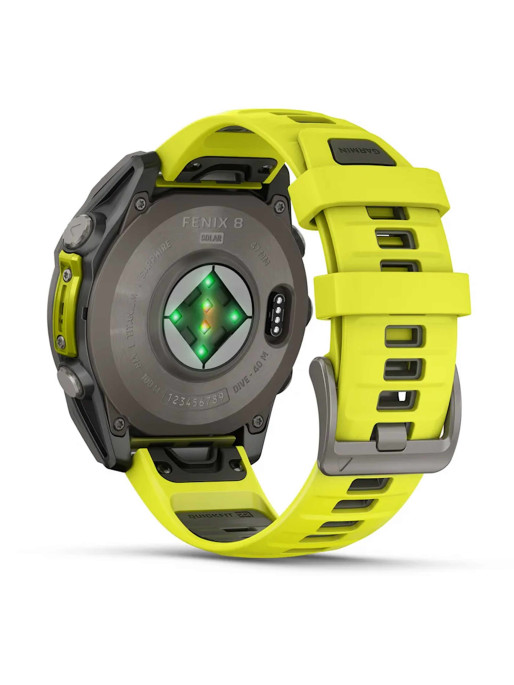 GARMIN GPS Smartwatch Fenix 8 Sapphire Solar