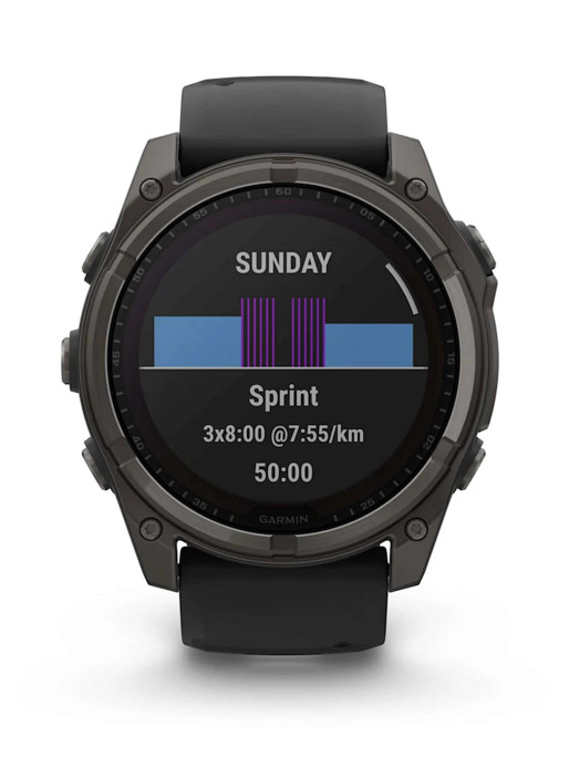 GARMIN GPS Smartwatch Fenix 8 Sapphire Solar