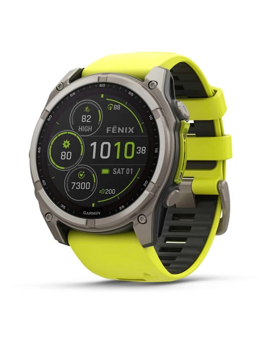GARMIN GPS Smartwatch Fenix 8 Sapphire Solar