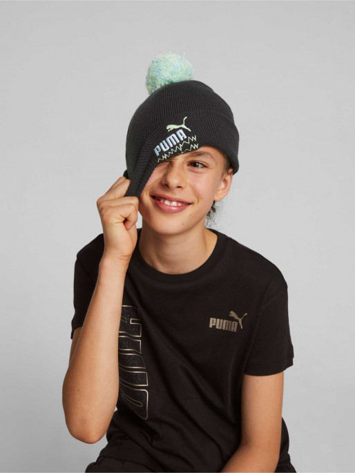 PUMA Mixmatch Pom Pom Beanie