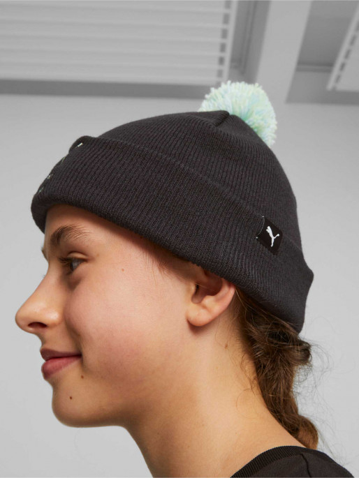 PUMA Mixmatch Pom Pom Beanie