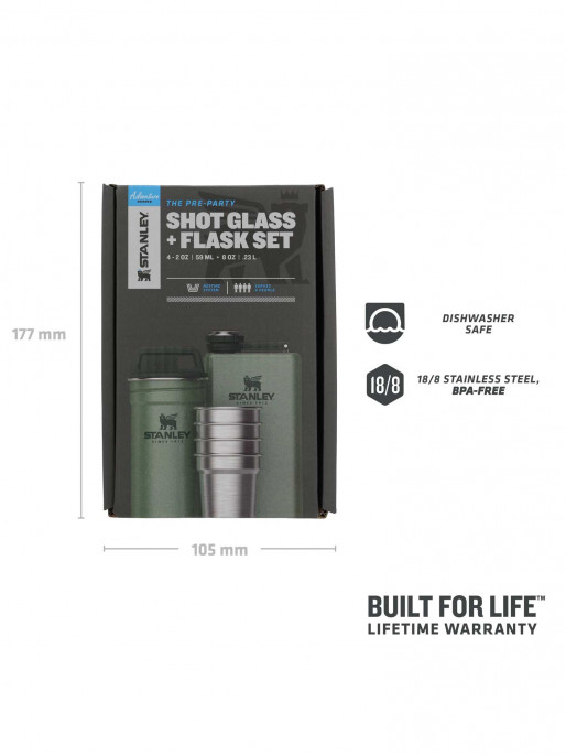 STANLEY Комплект за шотове и манерка The Pre-Party