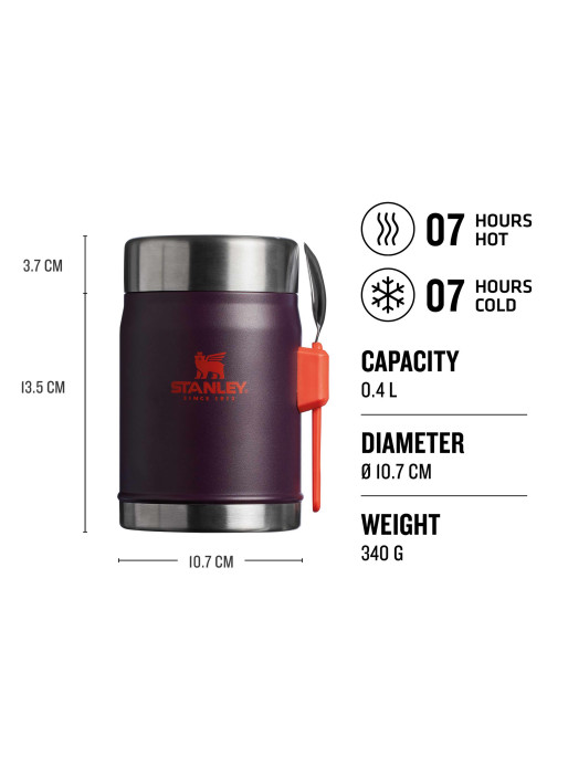 STANLEY Термос за храна + лъжица The Legendary 0.4L