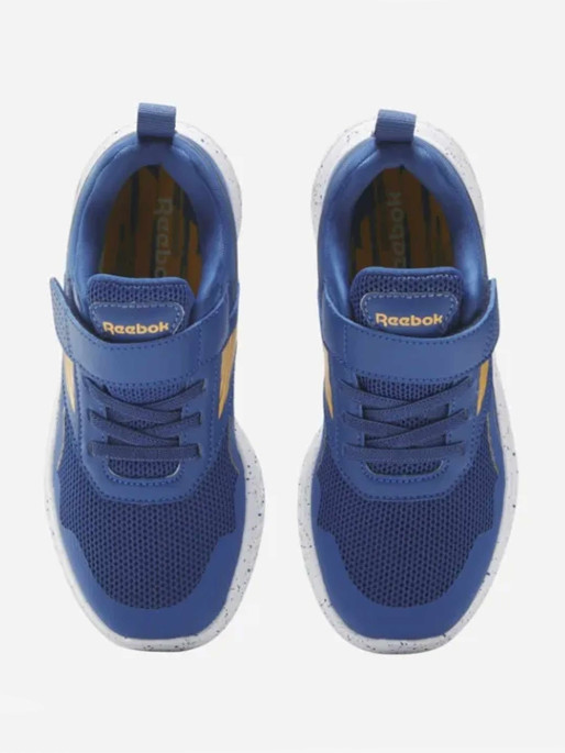 REEBOK Kids' Rush Runner 5 Elastic Lace & Top Strap Shoes