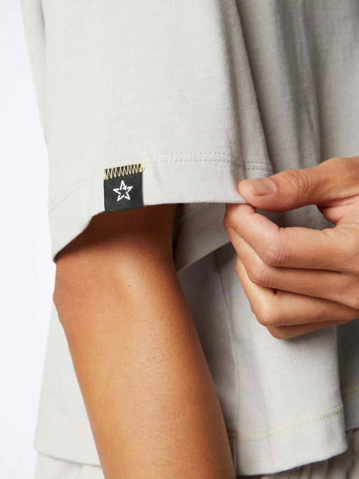 CONVERSE Tricou Renew Cropped Heathered