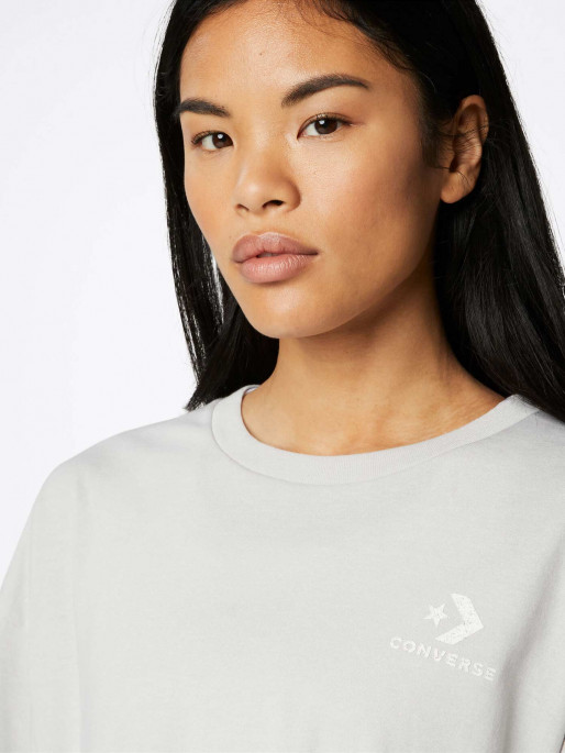 CONVERSE Tricou Renew Cropped Heathered