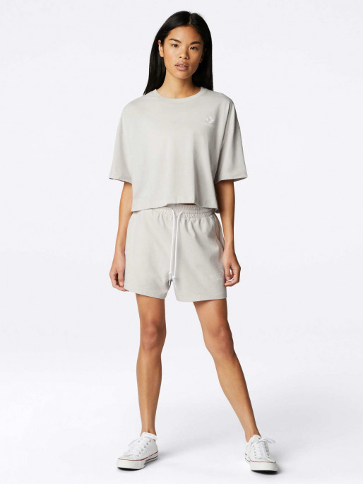 CONVERSE Tricou Renew Cropped Heathered