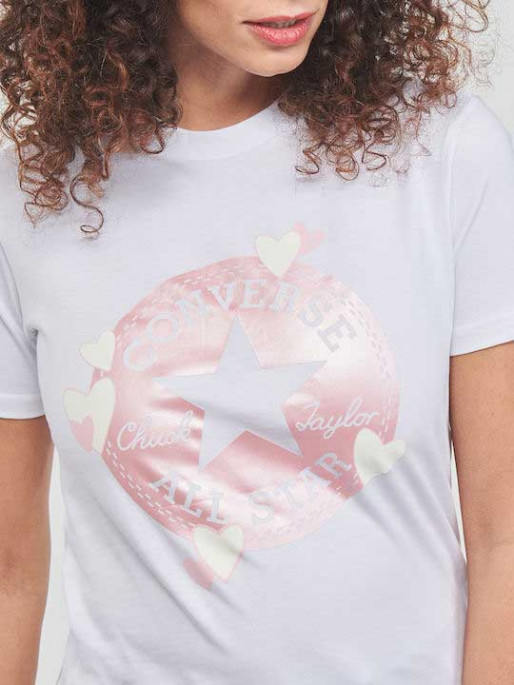 CONVERSE Tricou Radiating Love Ss Slim Graphic 1