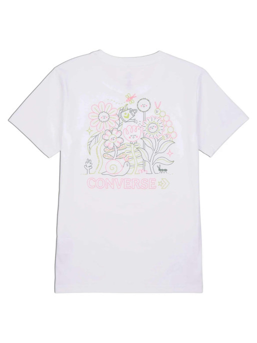 CONVERSE Тениска FLOWER GARDEN SLIM-FIT