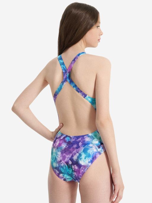 JOSS Παιδικό Μαγιό Girls Training All-Over Printed