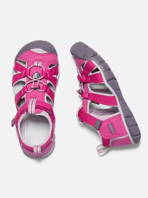 Keen Girls Seacamp ll Pink good Footbed Sandals 1022994 Size 6 New