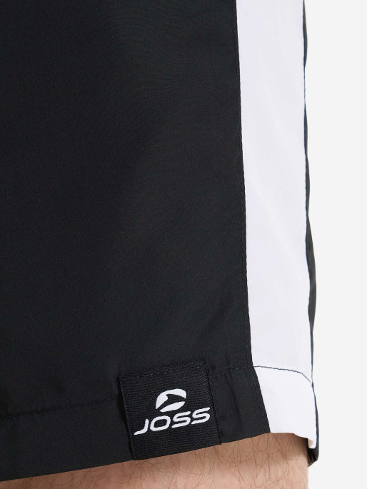 JOSS Mens 46cm Beachwear Color Block Swim Shorts