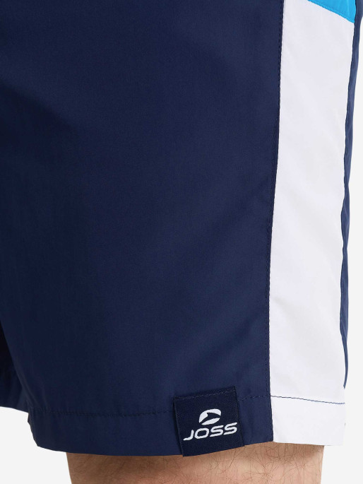 JOSS Mens 46cm Beachwear Color Block Swim Shorts