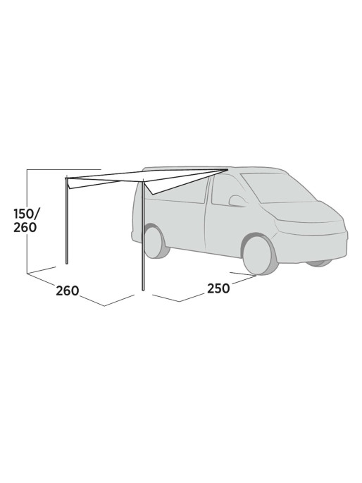 EASY CAMP Υπόστεγο Voss Canopy