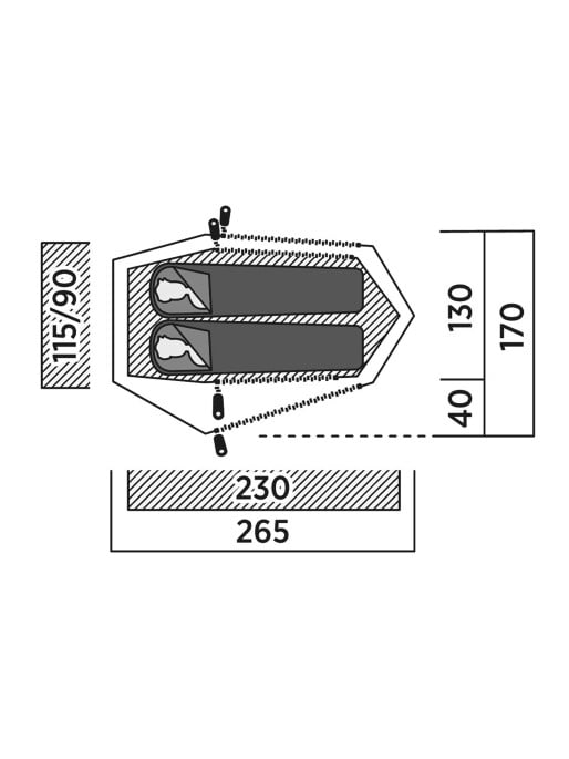 EASY CAMP Σκηνή Sarek 2