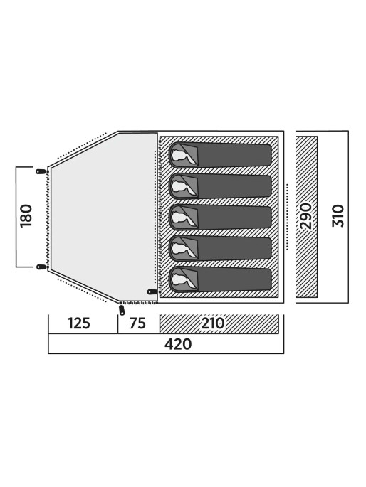 EASY CAMP Палатка Kinn 5