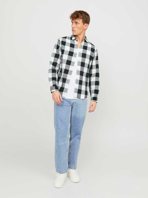 JACK & JONES Camasa Jjegingham Twill L/S Noos