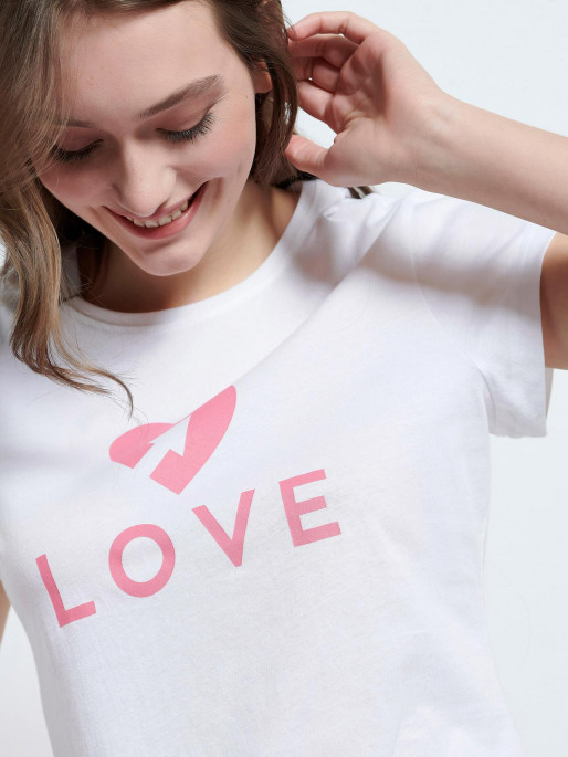 BODY TALK Κοντομάνικη Μπλούζα W Love