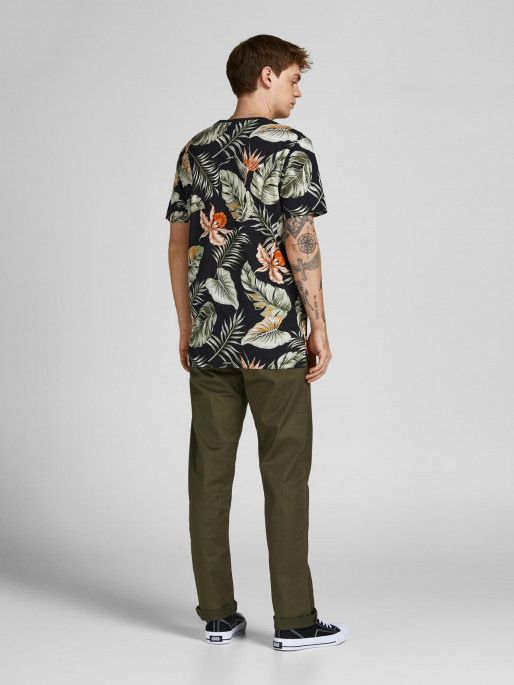 JACK & JONES Κοντομάνικη Μπλούζα JWHBLATROPIC AOP