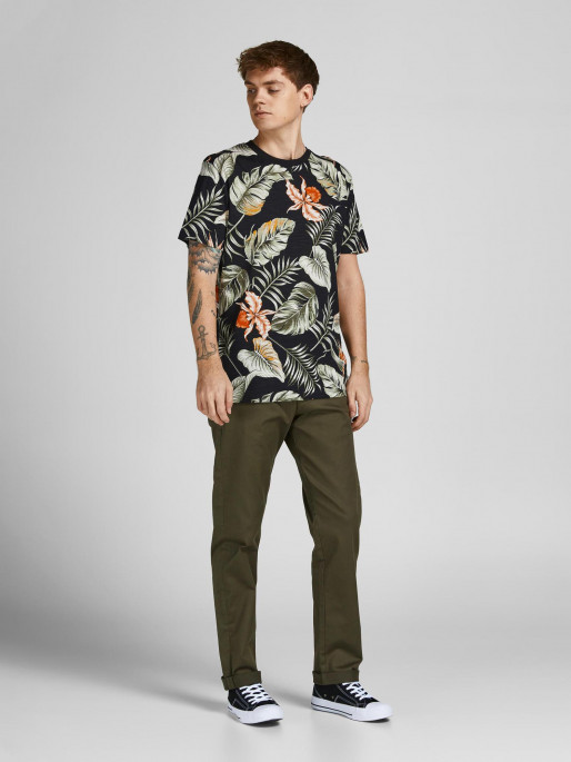 JACK & JONES Κοντομάνικη Μπλούζα JWHBLATROPIC AOP
