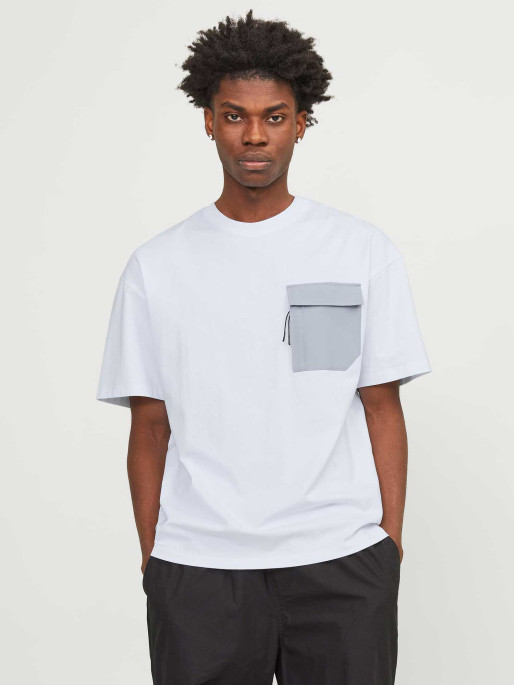 JACK & JONES JCOARCH POCKET TEE SS CREW NECK LN
