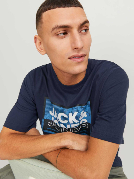 JACK & JONES Κοντομάνικη Μπλούζα JCOLOGAN TEE SS CREW NECK SS24
