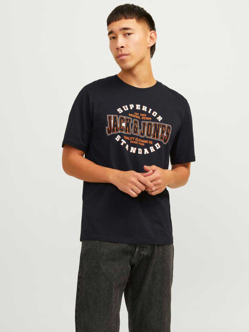 JACK & JONES JJELOGO TEE SS O-NECK 2 COL AW24 SN