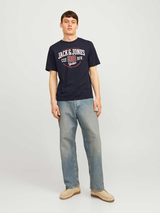 JACK & JONES JJELOGO TEE SS O-NECK 2 COL AW24 SN