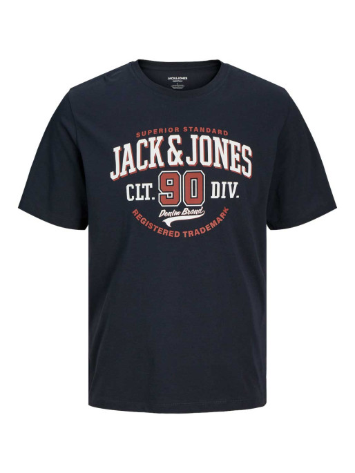 JACK & JONES JJELOGO TEE SS O-NECK 2 COL AW24 SN