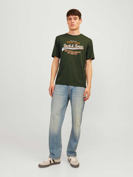 JACK & JONES JJELOGO TEE SS O-NECK 2 COL AW24 SN