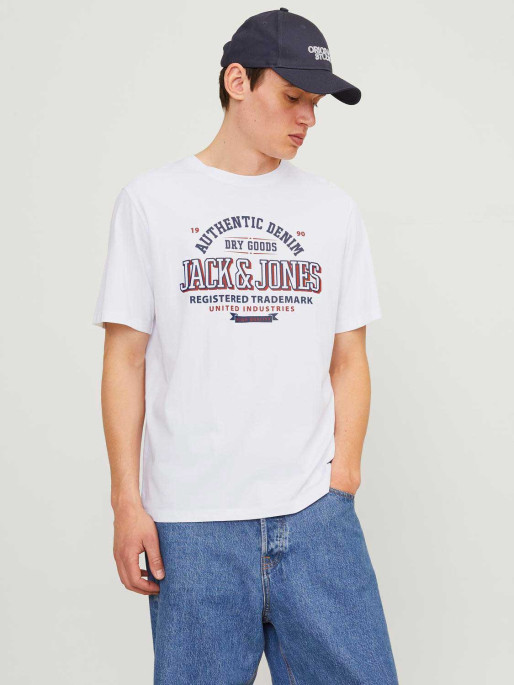 JACK & JONES JJELOGO TEE SS O-NECK 2 COL AW24 SN