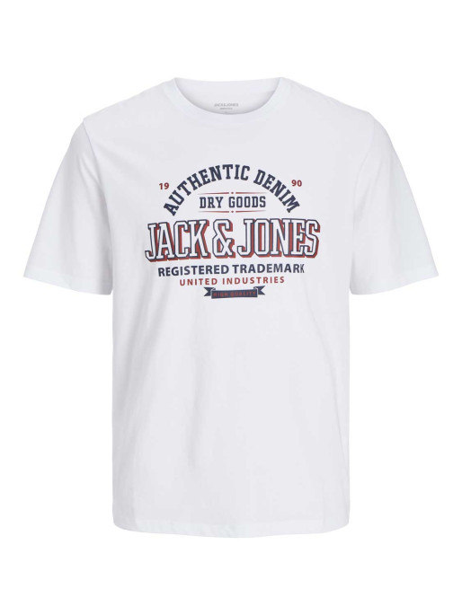 JACK & JONES JJELOGO TEE SS O-NECK 2 COL AW24 SN