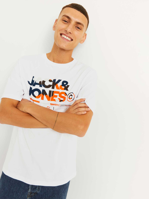 JACK & JONES Tricou Jjluke Ss Crew Neck
