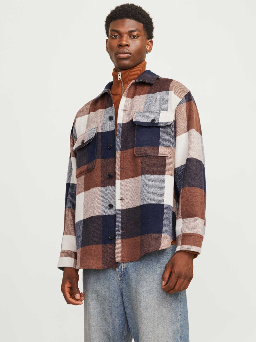 JACK & JONES Πουκάμισο JJEBRADLEY OLLIE OVERSHIRT LS NOOS