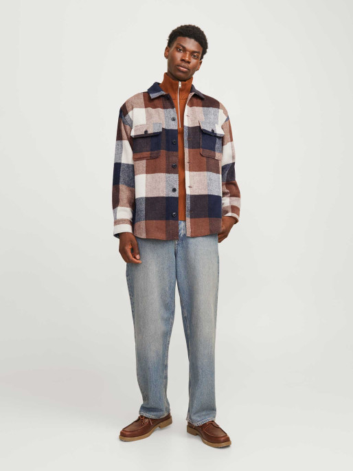 JACK & JONES Πουκάμισο JJEBRADLEY OLLIE OVERSHIRT LS NOOS