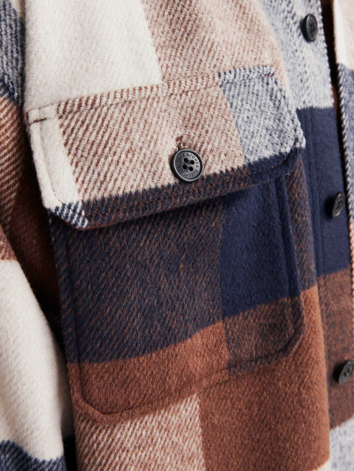 JACK & JONES Πουκάμισο JJEBRADLEY OLLIE OVERSHIRT LS NOOS