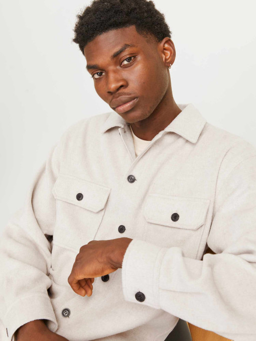 JACK & JONES Πουκάμισο JJEBRADLEY OLLIE OVERSHIRT LS NOOS