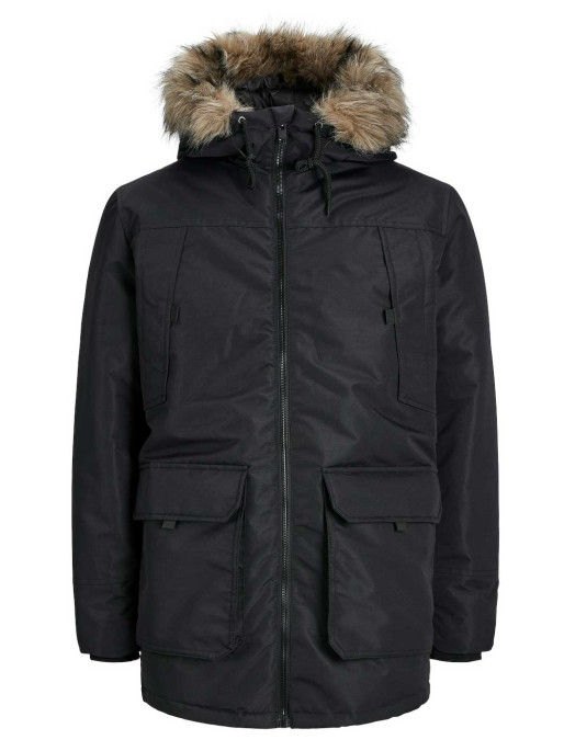 JACK & JONES Geaca Jjeconstruct Faux Fur Sn