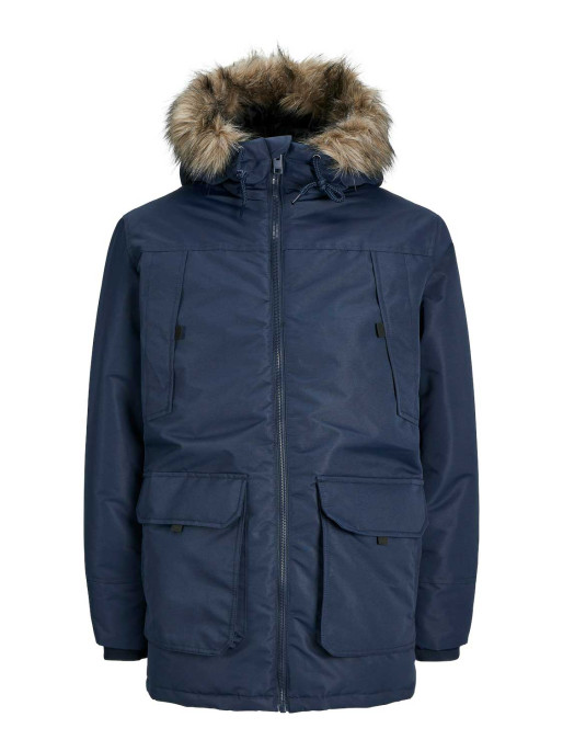 JACK & JONES Geaca Jjeconstruct Faux Fur Sn