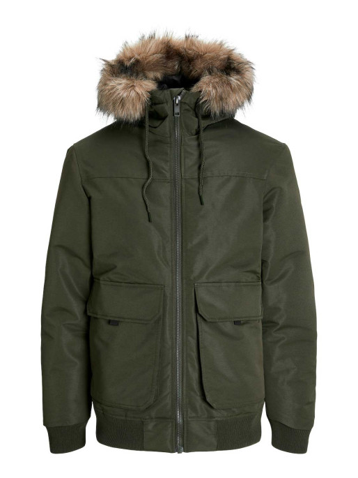 JACK & JONES Geaca Jjconstruct Faux Fur